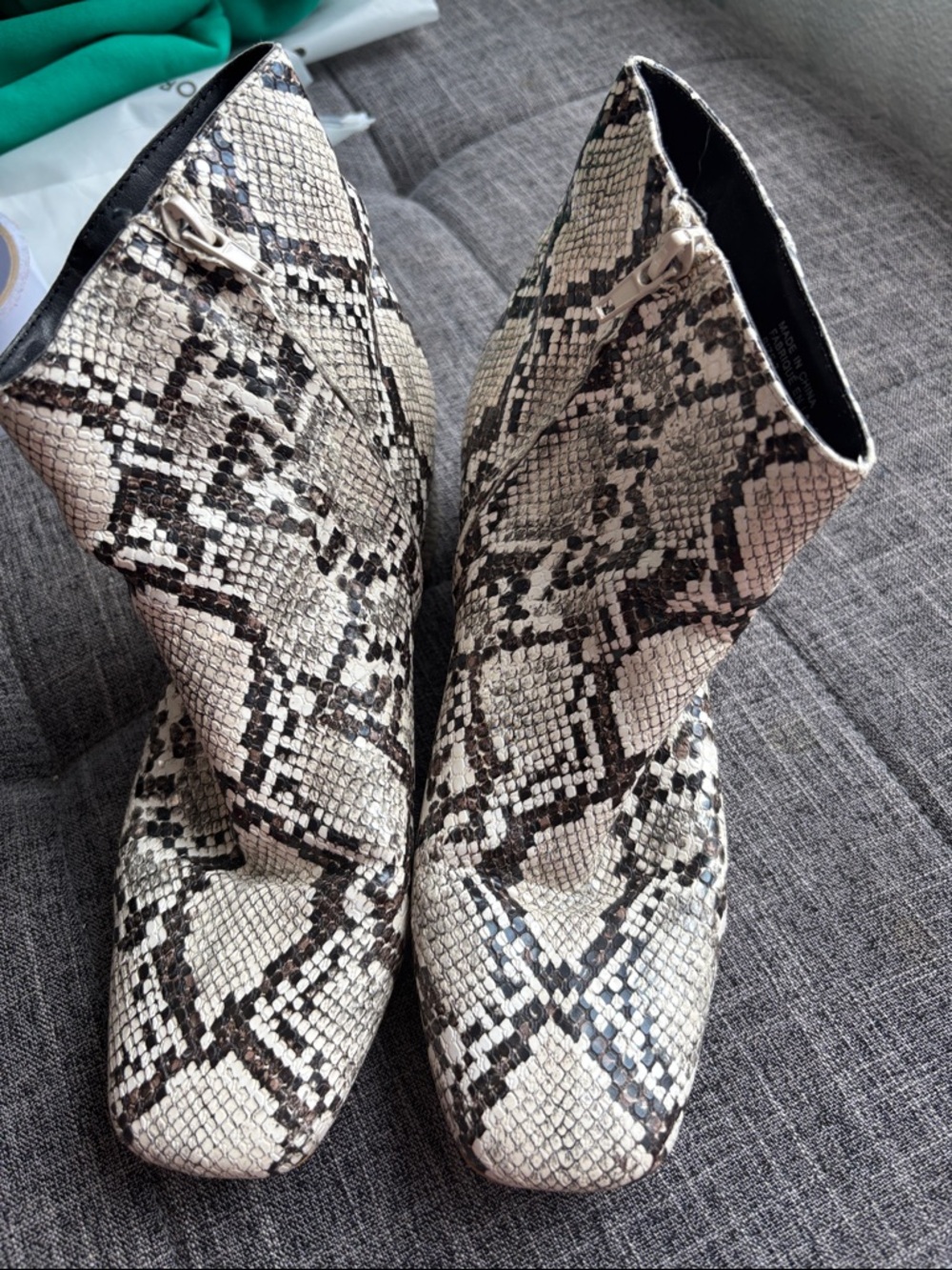 Urban Outfitters Snake print Ankle Boots in - Women's Fashion Boots
